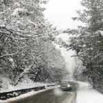 Snowfall in Kashmir