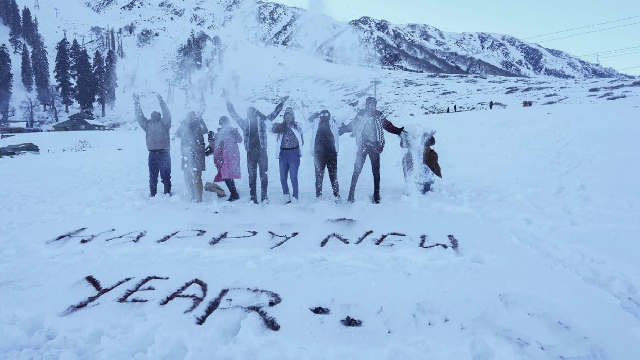 New Year in Gulmarg Kashmir