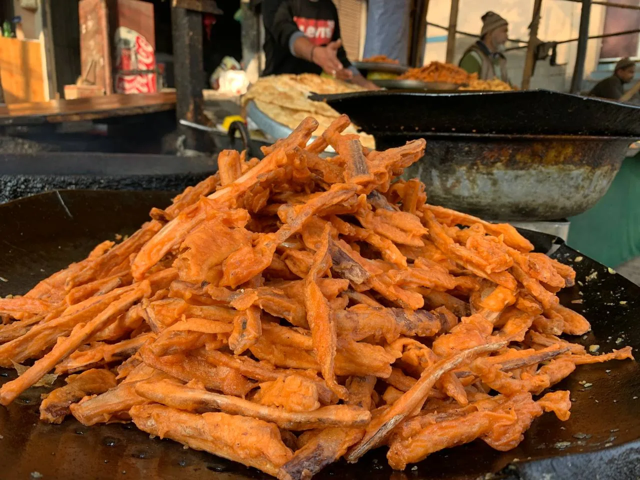 Popular Street Food of Kashmir brown chinar kashmir