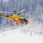 Helicopter Ride in Gulmarg brown chinar kashmir 1