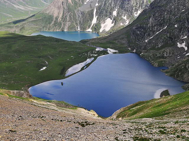Vishansar Lake brown chinar kashmir