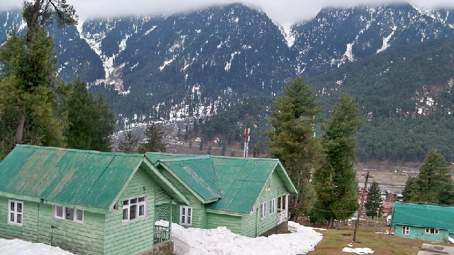 Huts in Kashmir