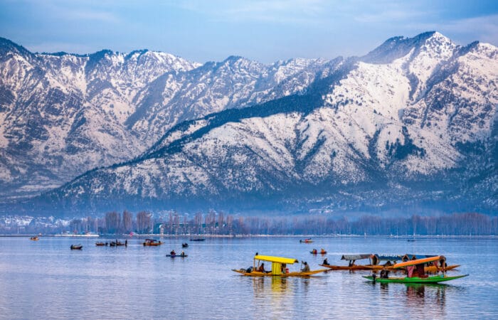 Dal lake in April