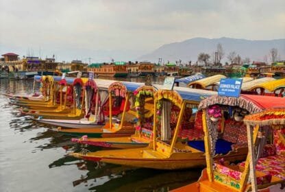 shikara ride in Dal Lake