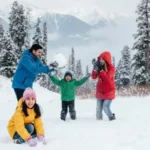 Kashmir winter trip with family