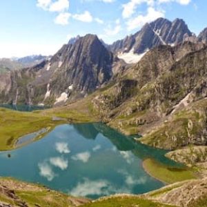 Gangbal Lake brown chinar kashmir