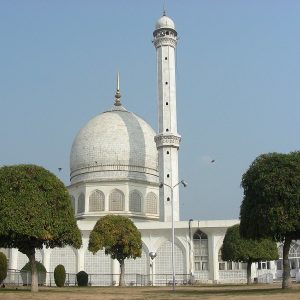 Hazratbal Shrine in Kashmir brown chinar kashmir