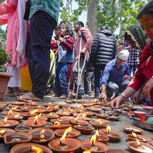 Kheer Bhawani Mela in Kashmir brown chinar kashmir