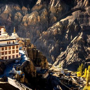 Lamayuru Monastery brown chinar kashmir