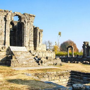 Martand Sun Temple brown chinar kashmir