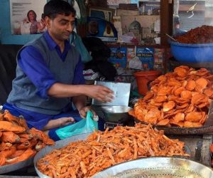 Popular Street Food of Kashmir brown chinar kashmir