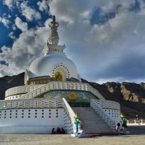 Shanti Stupa Ladakh brown chinar kashmir