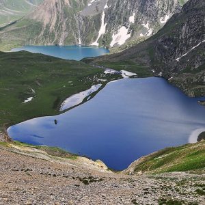 Vishansar Lake brown chinar kashmir