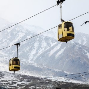 gulmarg gondola stages brown chinar kashmir