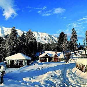 Snowfall in Kashmir